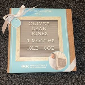 Little Pear Letterboard Gift Set brand new never opened